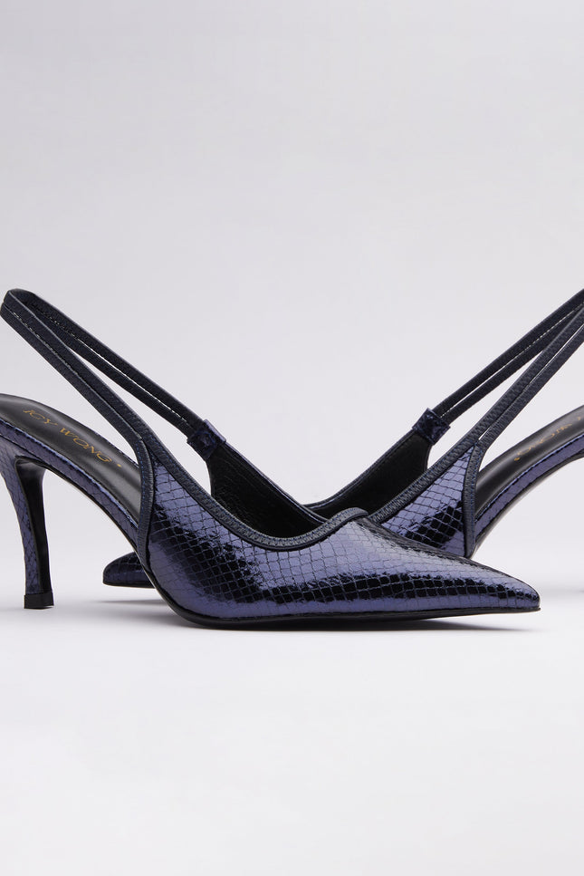 Icy Wong | Snake-print Slings