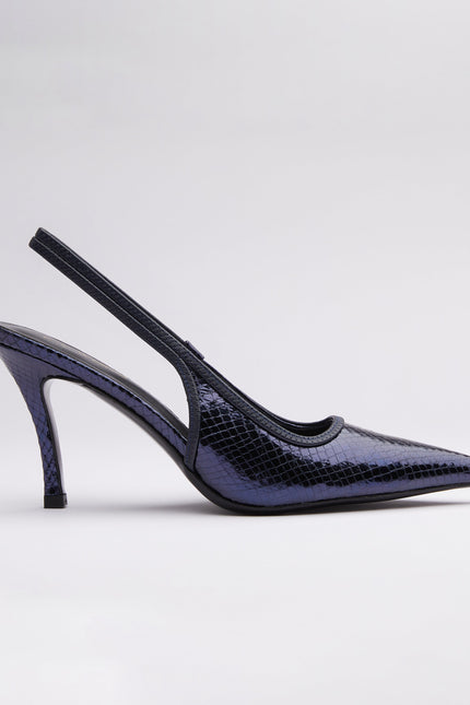 Icy Wong | Snake-print Slings
