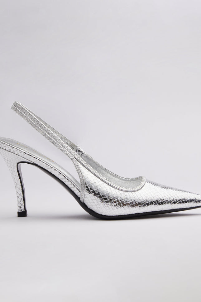 Icy Wong | Snake-print Slings