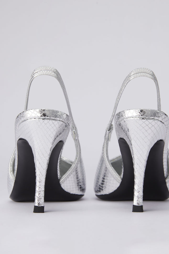 Icy Wong | Snake-print Slings