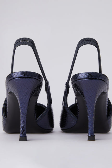 Icy Wong | Snake-print Slings