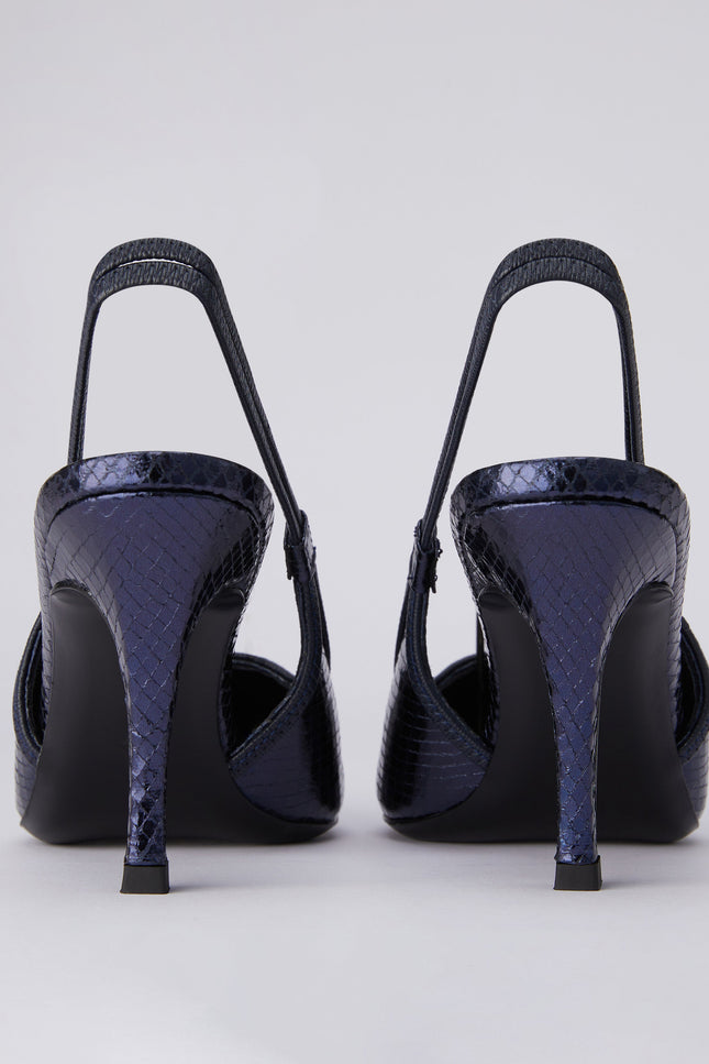Icy Wong | Snake-print Slings