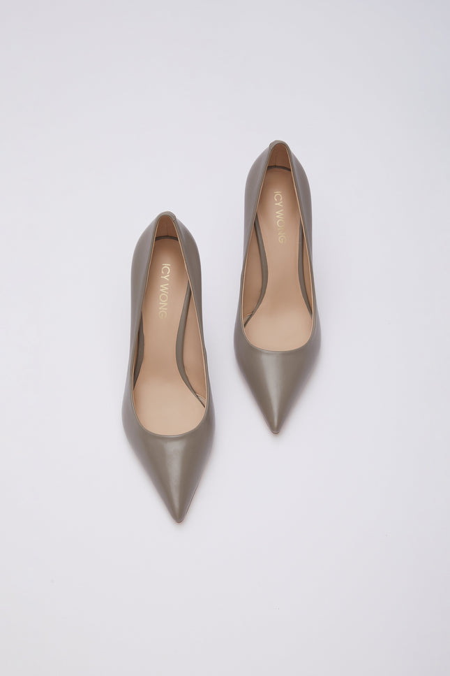 Icy Wong | Etain Grey Pumps