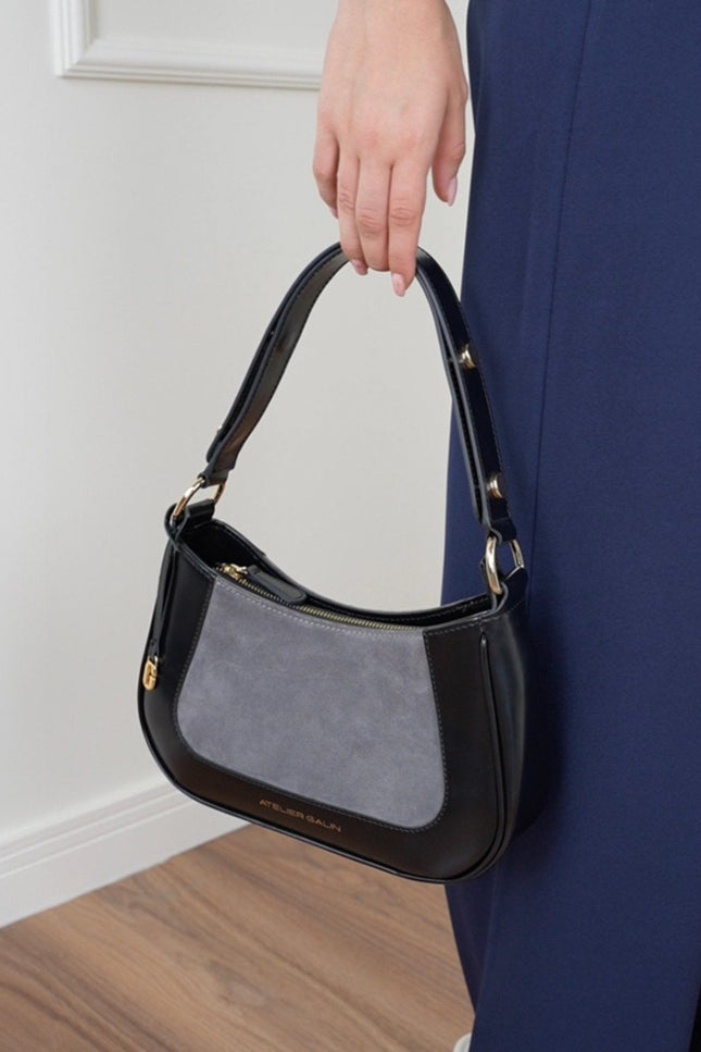 Atelier Galin | Jasmine Hobo Bag - Gris