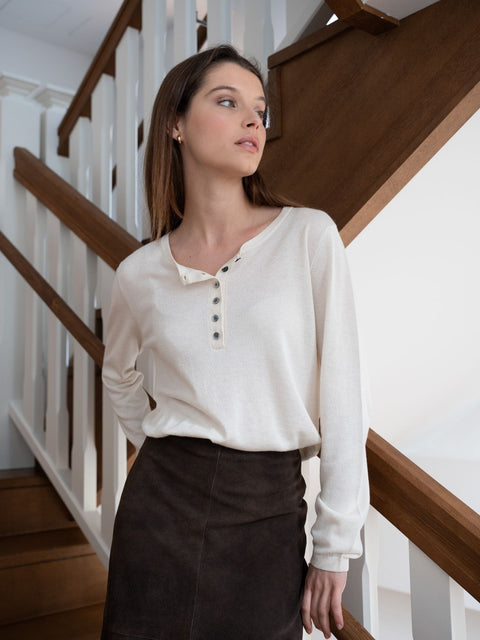 Bel Cashmere | Jersey Carla crudo