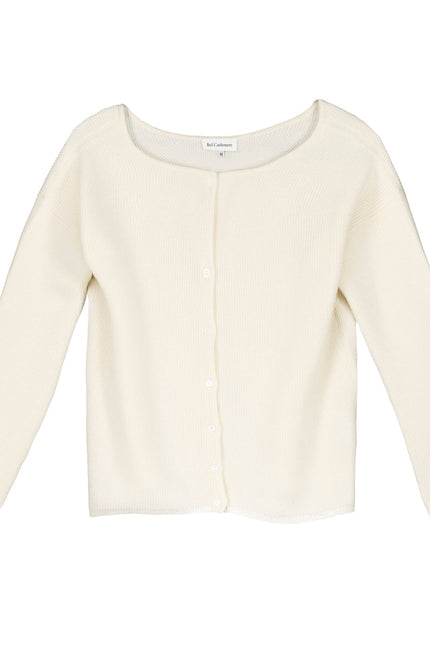 Bel Cashmere | Cárdigan Camille crudo