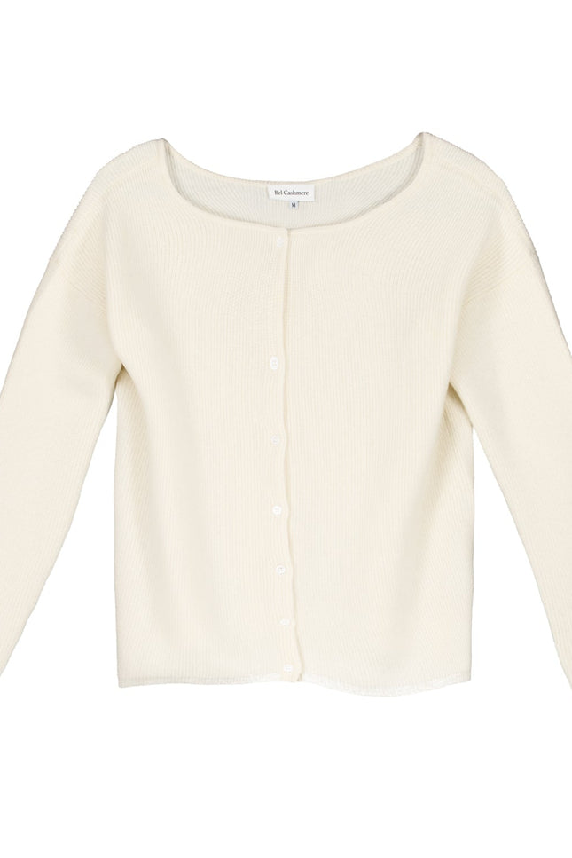 Bel Cashmere | Cárdigan Camille crudo