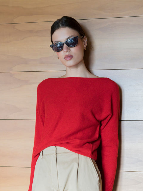 Bel Cashmere | Jersey Claudia rojo