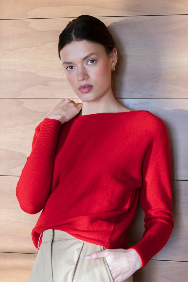 Bel Cashmere | Jersey Claudia rojo