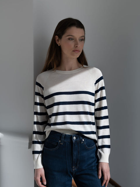 Bel Cashmere | Jersey Chelsea rayas