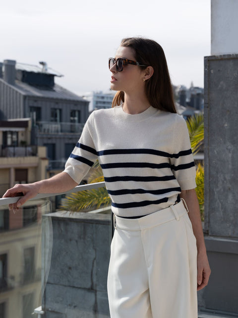 Bel Cashmere | Jersey Roma marinero