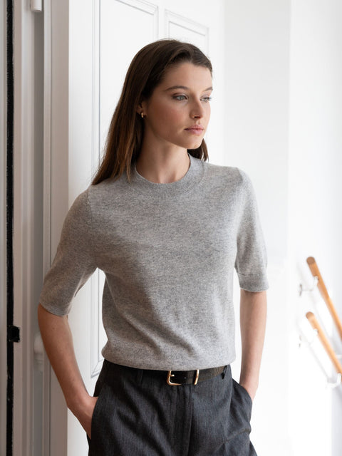 Bel Cashmere | Jersey Roma gris