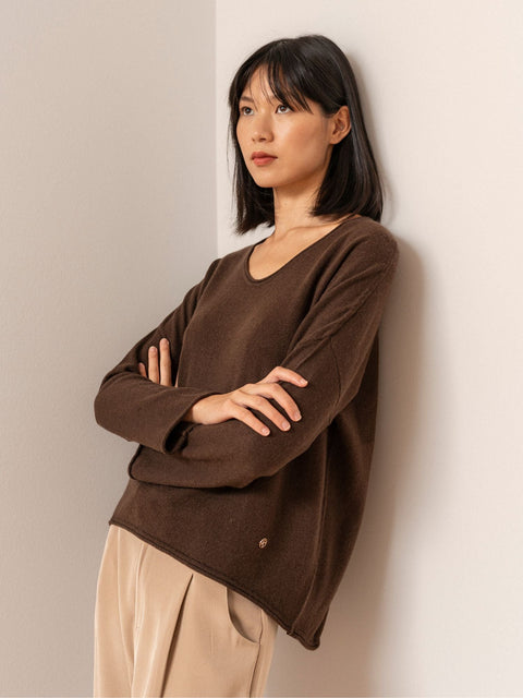 Bel Cashmere | Jersey Anais marrón