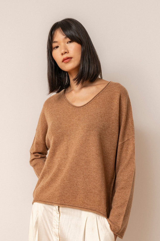 Bel Cashmere | Jersey Anais camel