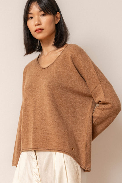 Bel Cashmere | Jersey Anais camel
