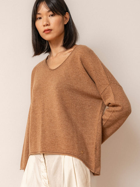 Bel Cashmere | Jersey Anais camel