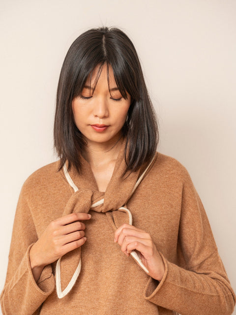 Bel Cashmere | Pañuelo Leonora de cashmere camel