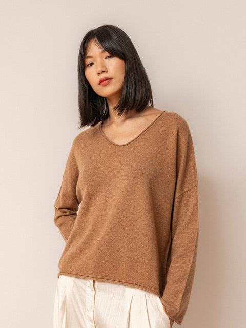 Bel Cashmere | Jersey Anais camel