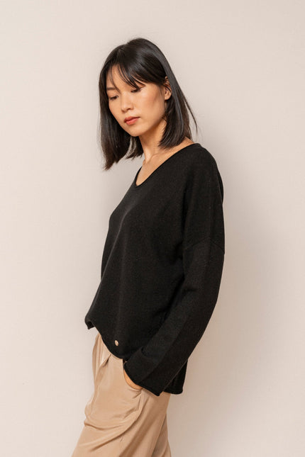Bel Cashmere | Jersey Anais negro