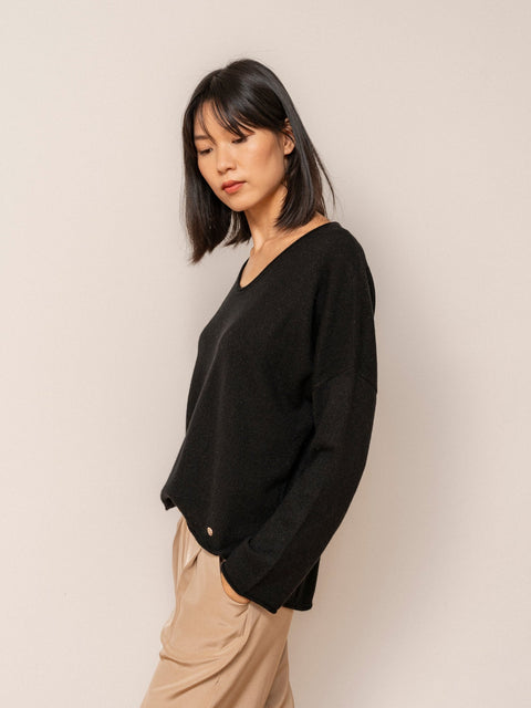 Bel Cashmere | Jersey Anais negro