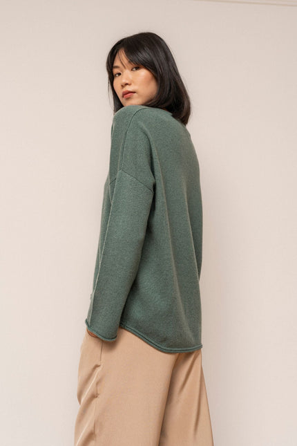 Bel Cashmere | Jersey Anais verde