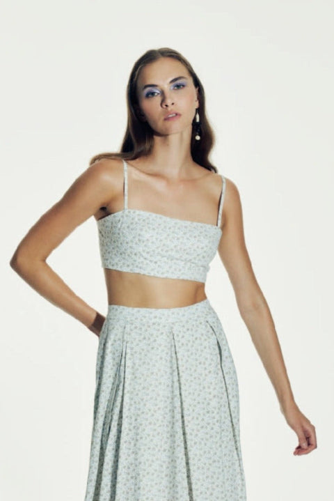 Nazli Ceren | Top Lalia kremowy