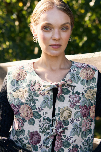 Pat Sege | Leosia jacquard vest
