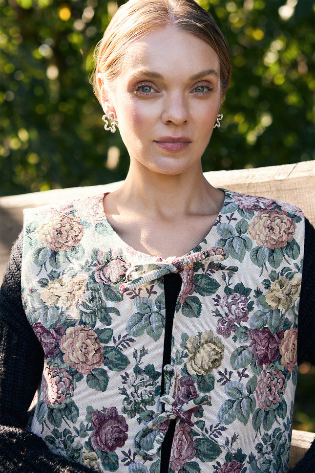 Pat Sege | Leosia jacquard vest