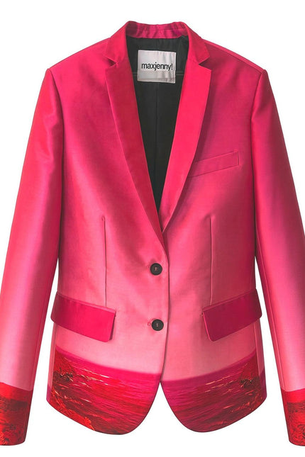 Tailored Blazer - Red Pink