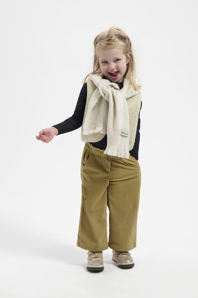 Alpaca Loca | Kids Scarf Beige