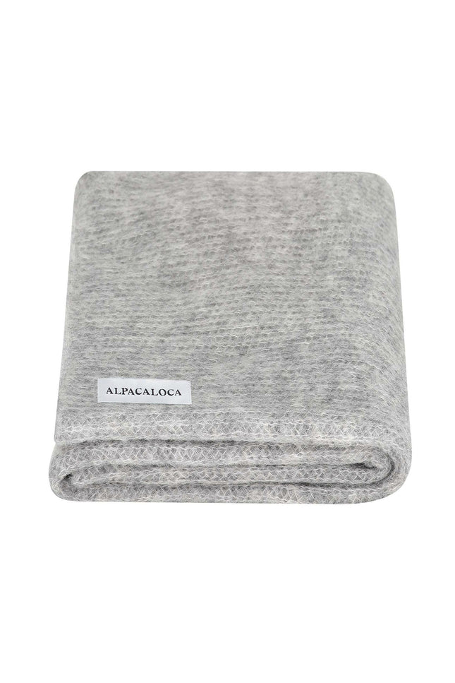 Alpaca Loca | Knitted Scarf Grey