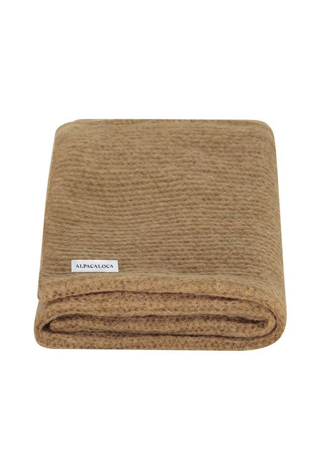 Alpaca Loca | Knitted Scarf Sand