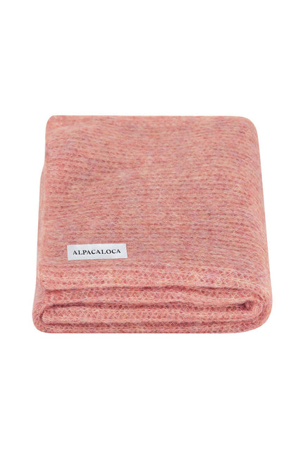 Alpaca Loca | Knitted Scarf Pink