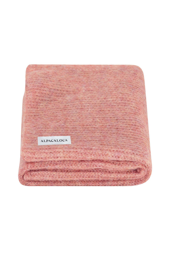 Alpaca Loca | Knitted Scarf Pink