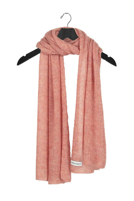 Alpaca Loca | Knitted Scarf Pink