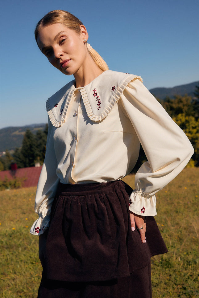 Pat Sege | Lusia embroided shirt