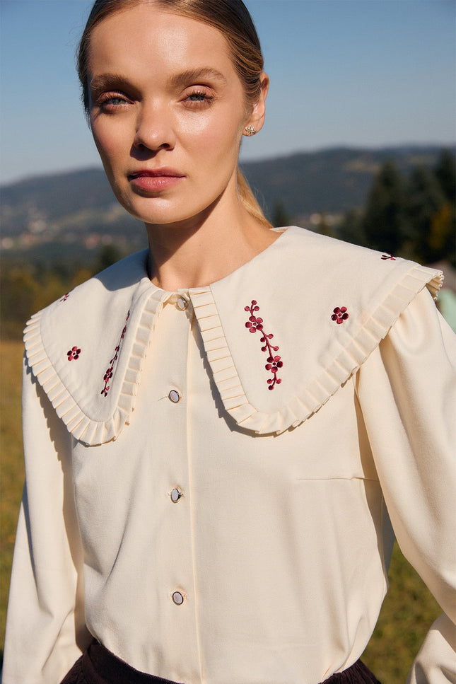 Pat Sege | Lusia embroided shirt