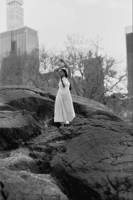Aube White Linen Dress — product view 4