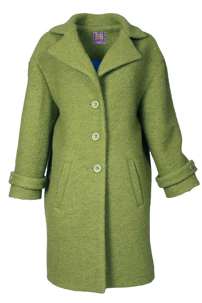 Lalipop Design | Short Coat with large leaf embroidery at the back