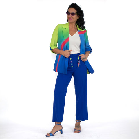 Lalipop Design | Dwurzędowa marynarka z nadrukiem cyfrowym