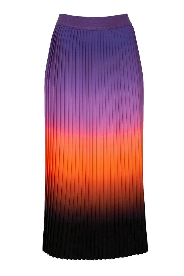 Lalipop Design | Pleated Maxi Skirt Ombre