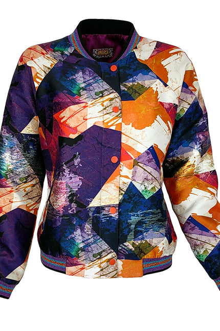 Lalipop Design | Bomberka żakardowa z abstrakcyjnym nadrukiem