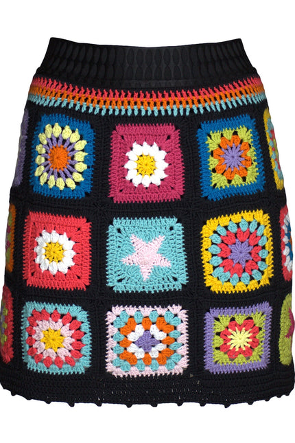 Lalipop Design | Handmade Crochet Patched Mini Skirt