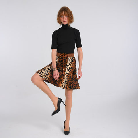 Lalipop Design | Spódnica mini Leopard