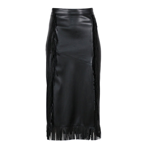 Lalipop Design | Spódnica midi z wegańskiej skóry