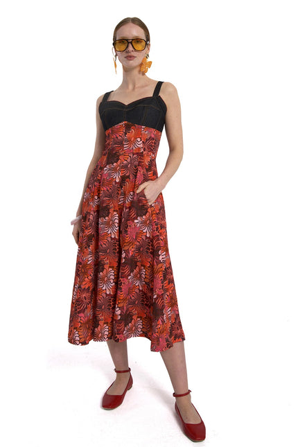 Lalipop Design | Hibiscus Midi Dress