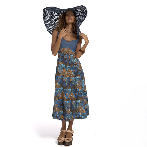 Lalipop Design | Sukienka midi w kolorze indygo