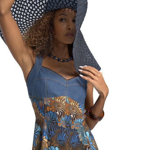 Lalipop Design | Sukienka midi w kolorze indygo