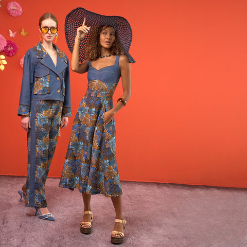 Lalipop Design | Sukienka midi w kolorze indygo