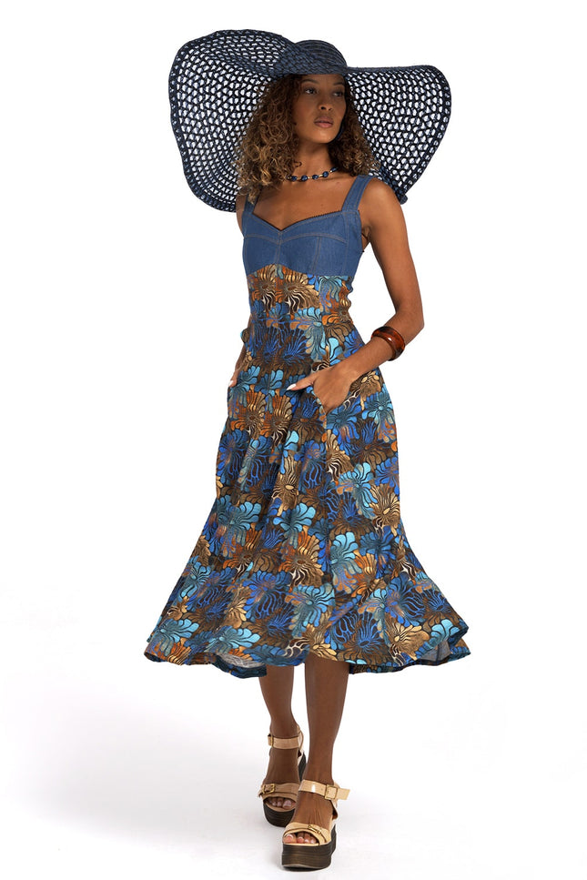 Lalipop Design | Indigo Midi Dress